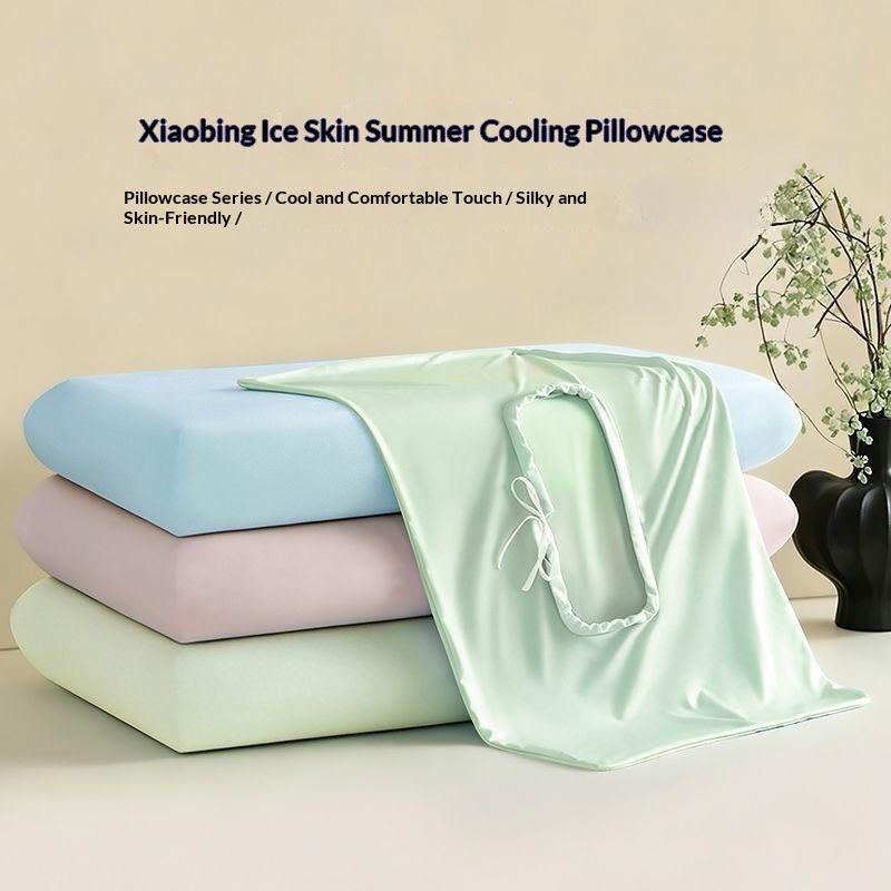 Summer Cooling Ice Silk Pillow - đánh giá và giá Silk Pillowcase