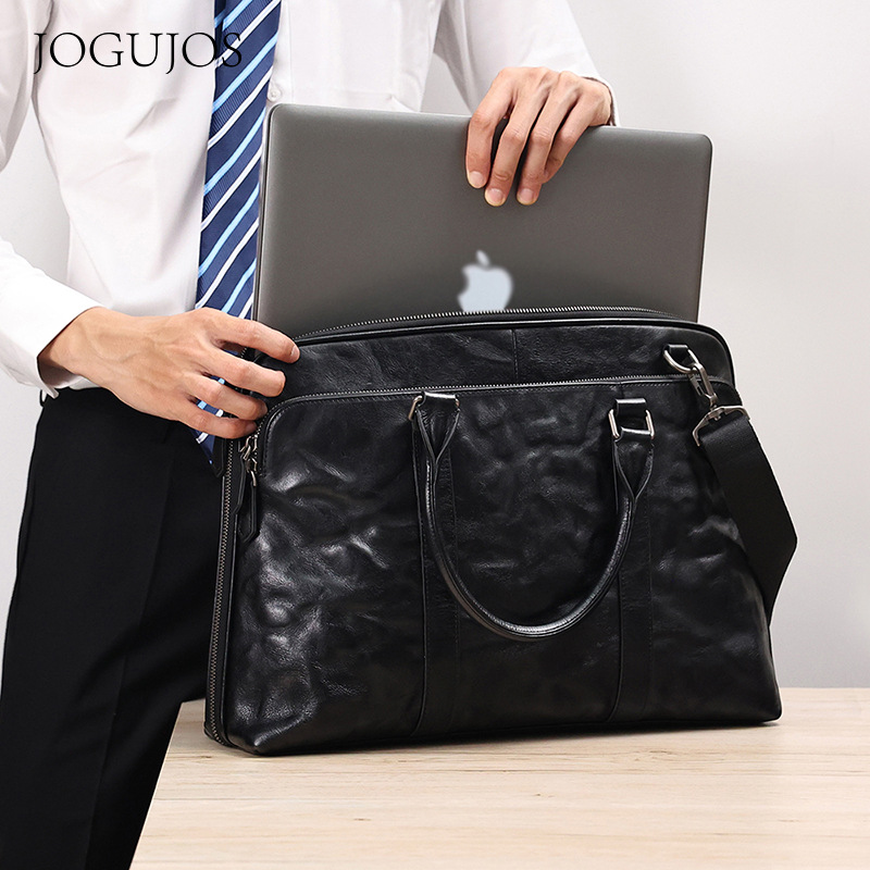 2025 New Genuine Leather Men's - đánh giá và giá Leather Briefcase