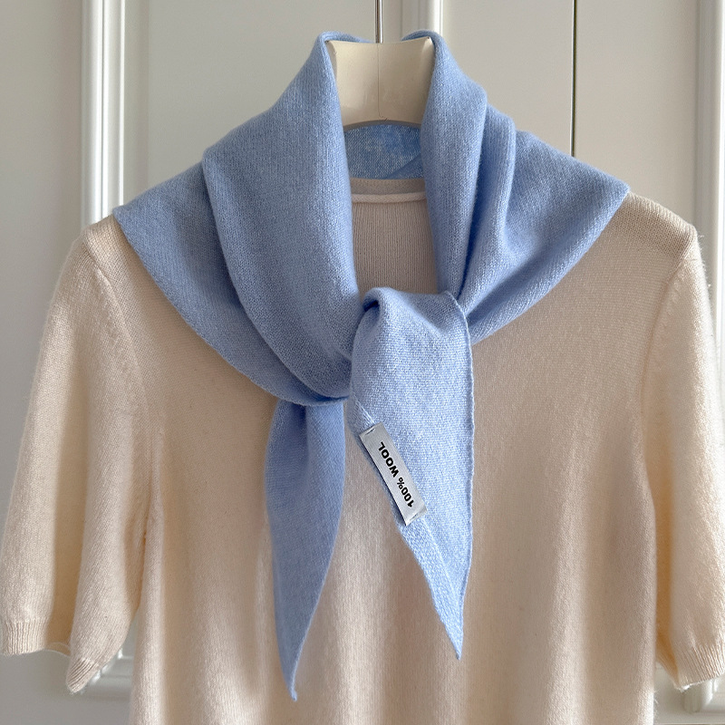 Knitted Scarf Women 100% Wool  - đánh giá và giá Cashmere Scarf