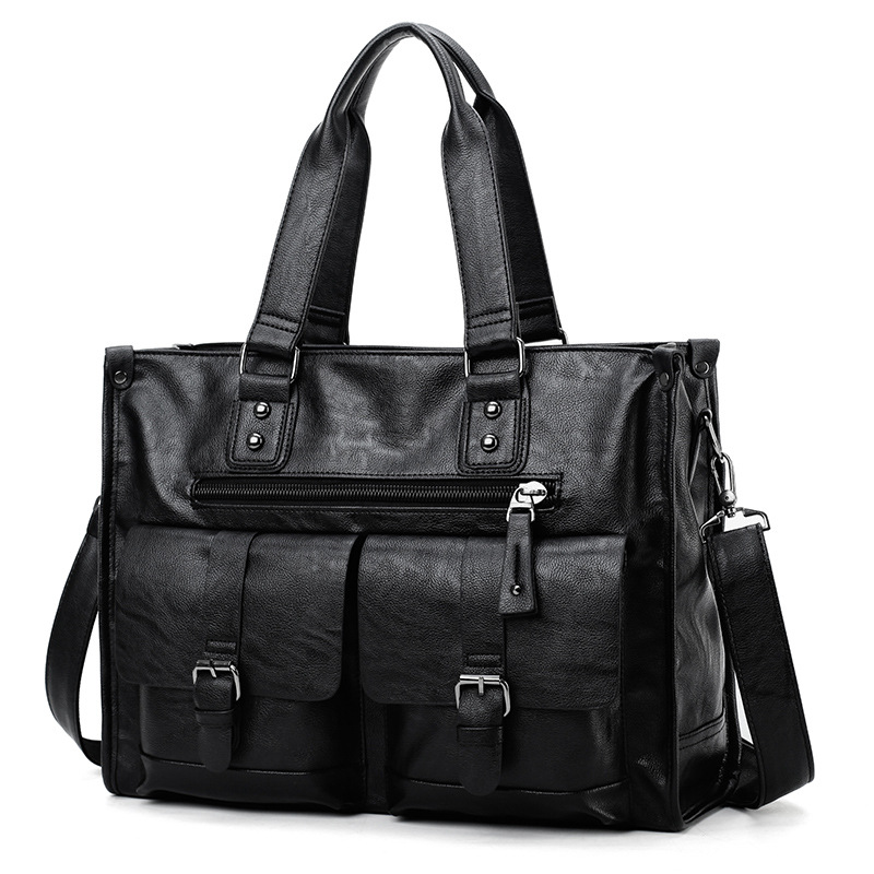 PU Leather Shoulder Briefcase  - đánh giá và giá Leather Briefcase