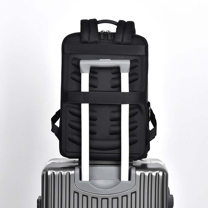 PU Leather Men's Backpack USB  - đánh giá và giá Leather Briefcase