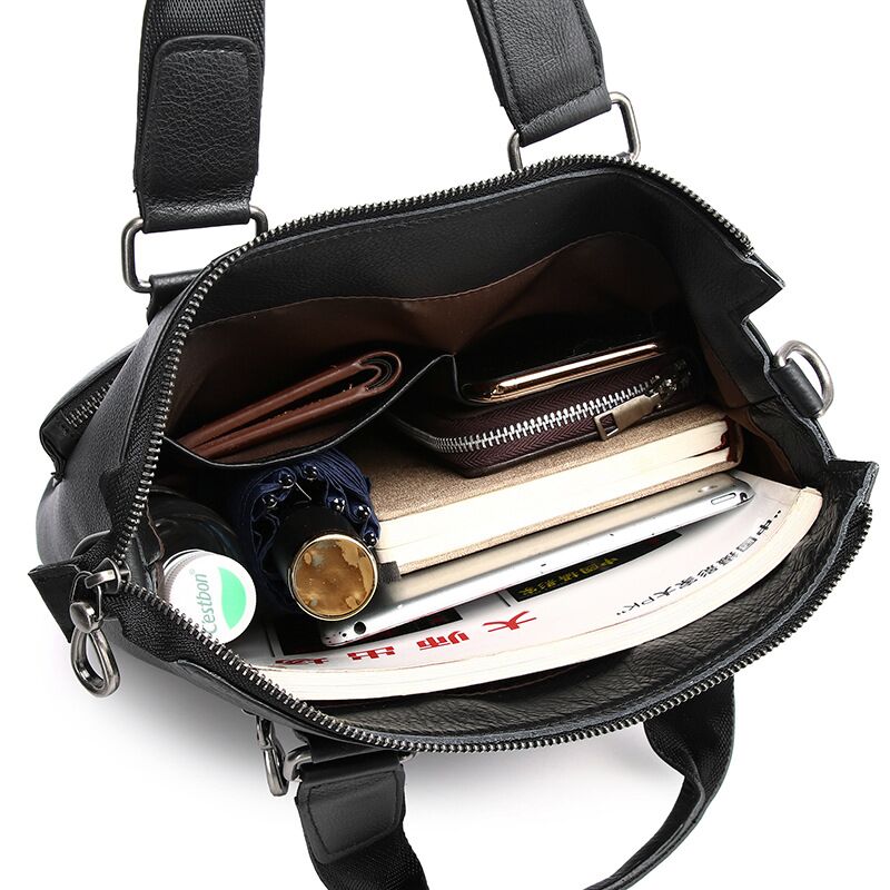 Nam Dọc Túi Xách Nam Da Thật C - đánh giá và giá Leather Briefcase