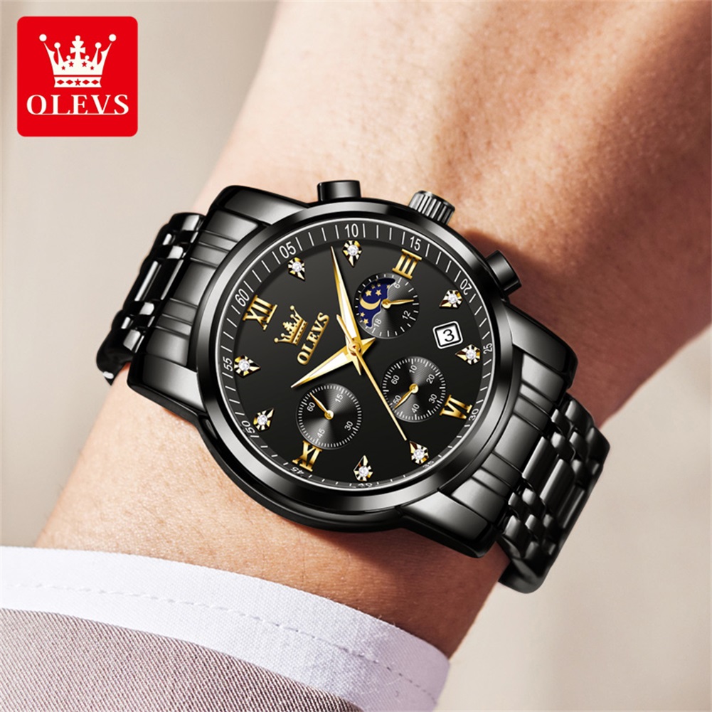 OLEVS Popular men's watches st - đánh giá và giá Luxury Watch Men