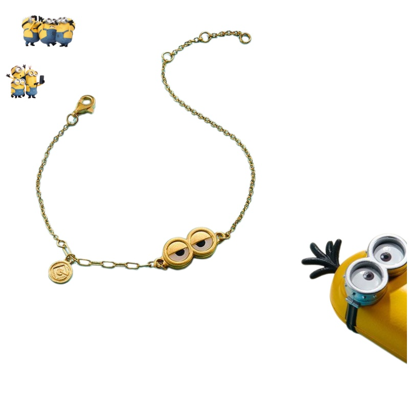 Minions Series Gold Bracelet - - đánh giá và giá Gold Plated Jewelry