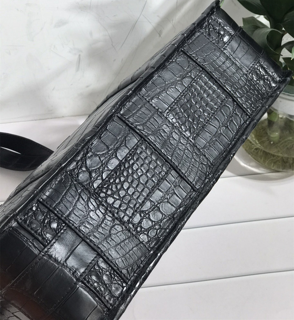 New Crocodile Leather Laptop B - đánh giá và giá Leather Briefcase