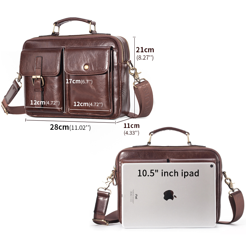 Thương Hiệu Mới Da Bò Da Túi X - đánh giá và giá Leather Briefcase