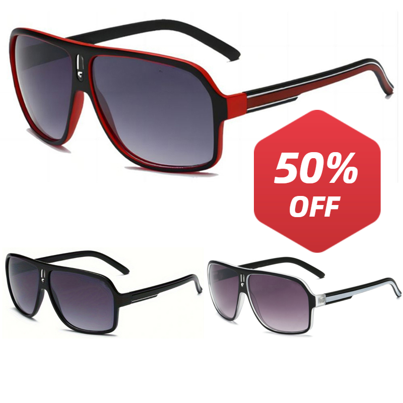 Large curved retro style fashi - đánh giá và giá Sunglasses Uv400