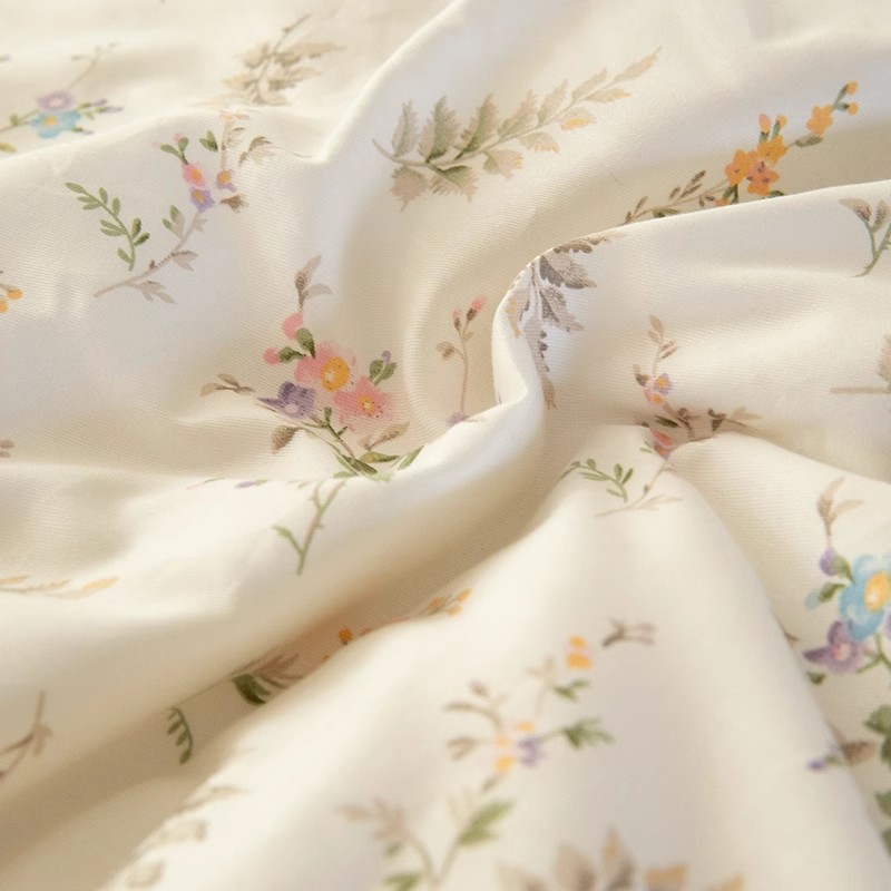 INS Fresh Pastoral Floral Bedd - đánh giá và giá Silk Pillowcase