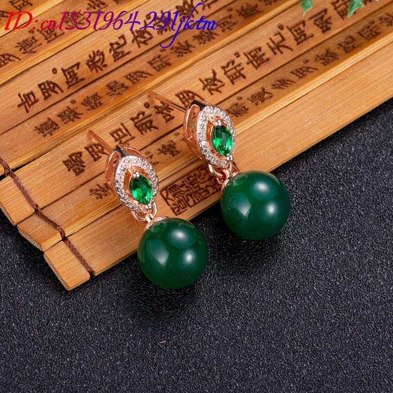 Natural Jade Bead Earrings Fas - đánh giá và giá Gold Plated Jewelry